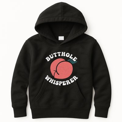 Butthole Whisperer Sarcastic Jokes Vintage Kids Hoodie