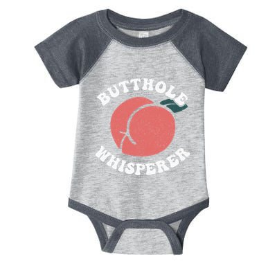 Butthole Whisperer Sarcastic Jokes Vintage Infant Baby Jersey Bodysuit