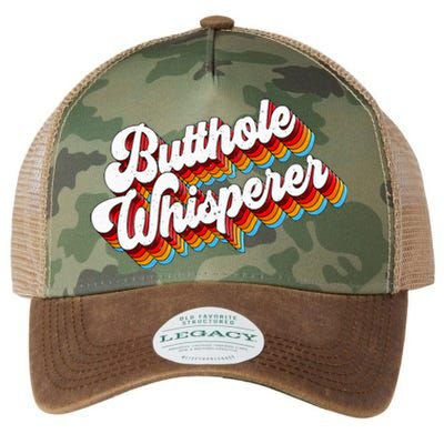 Butthole Whisperer Sarcastic Jokes Retro Legacy Tie Dye Trucker Hat