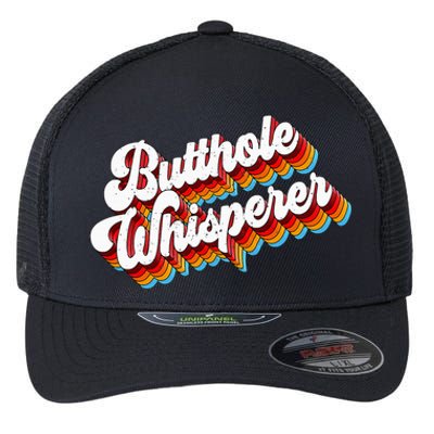 Butthole Whisperer Sarcastic Jokes Retro Flexfit Unipanel Trucker Cap