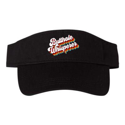 Butthole Whisperer Sarcastic Jokes Retro Valucap Bio-Washed Visor