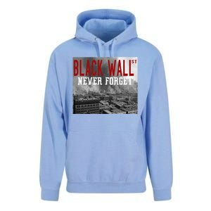 Black Wall Street Never Forget Our History Black Wall Street Gift Unisex Surf Hoodie