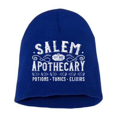 Basic Witch Salem Apothecary Herbalist Elixir Tonic Potion Funny Gift Short Acrylic Beanie