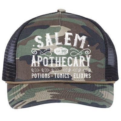 Basic Witch Salem Apothecary Herbalist Elixir Tonic Potion Funny Gift Retro Rope Trucker Hat Cap