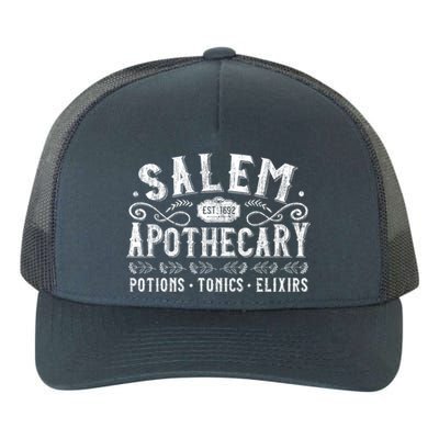 Basic Witch Salem Apothecary Herbalist Elixir Tonic Potion Funny Gift Yupoong Adult 5-Panel Trucker Hat