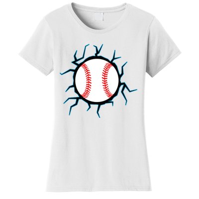 Baseball Window Smash Women's T-Shirt