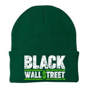 Black Wall Street Knit Cap Winter Beanie