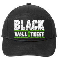 Black Wall Street 7-Panel Snapback Hat