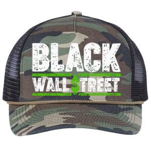 Black Wall Street Retro Rope Trucker Hat Cap