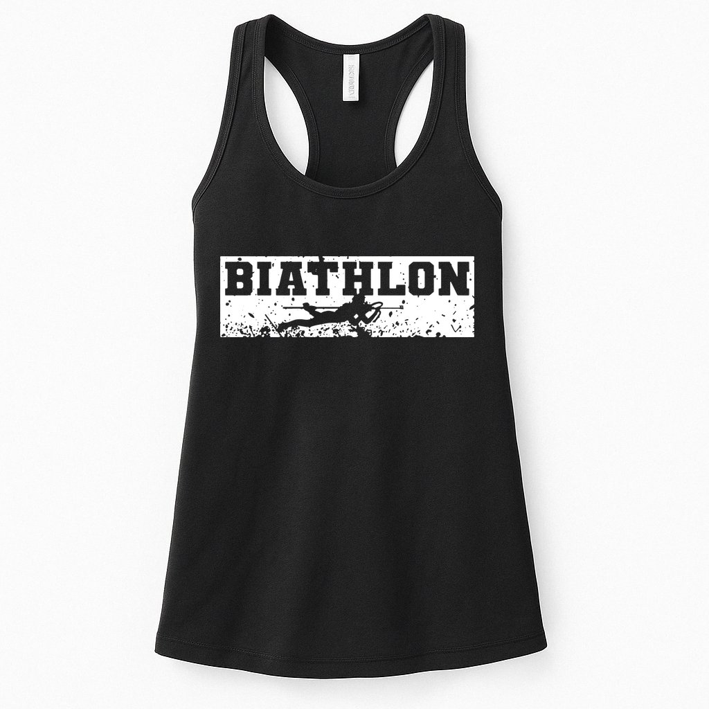 Biathlon Winter Sport Womens Tank Top