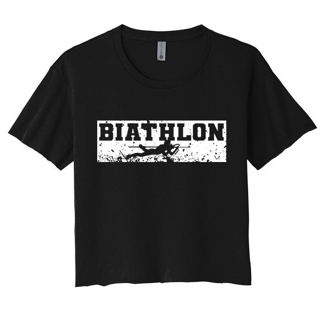Biathlon Winter Sport Crop Top
