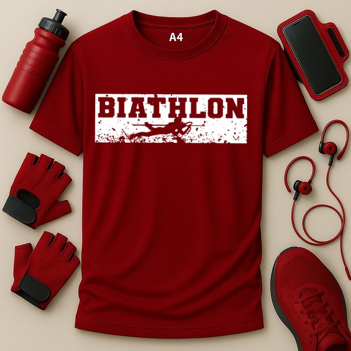 Biathlon Winter Sport Cooling Performance Crew T-Shirt
