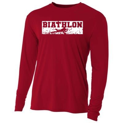 Biathlon Winter Sport Cooling Performance Long Sleeve Crew