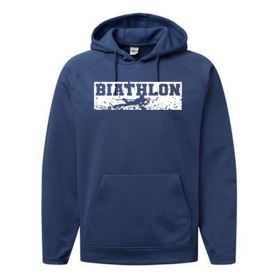 Biathlon Winter Sport Performance Fleece Hoodie