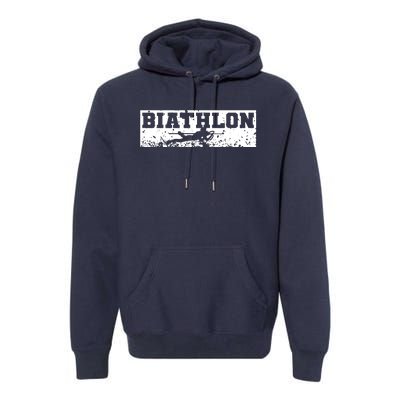 Biathlon Winter Sport Premium Hoodie