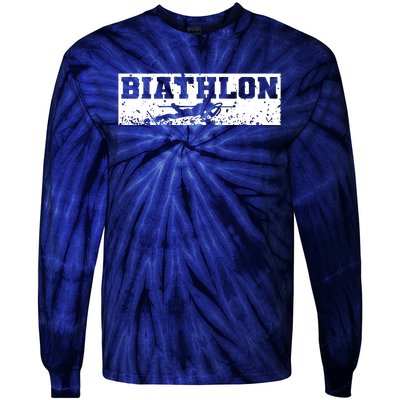 Biathlon Winter Sport Tie-Dye Long Sleeve Shirt