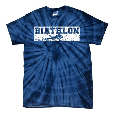 Biathlon Winter Sport Tie-Dye T-Shirt