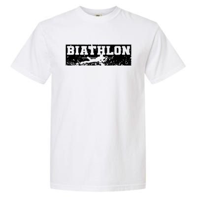 Biathlon Winter Sport Garment-Dyed Heavyweight T-Shirt