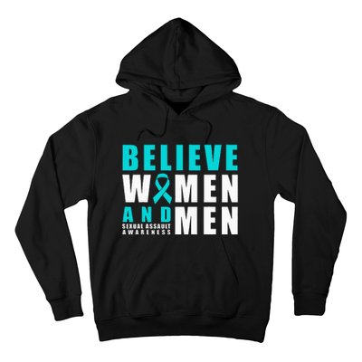 Belive Women & Sexual Assault Awareness Ribbon Hoodie