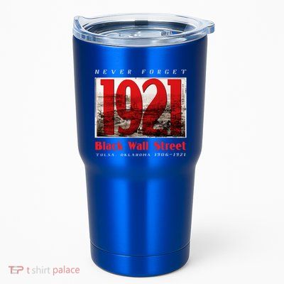 Black Wall Street 1921 Greenwood Tulsa Black History Gift Tumbler