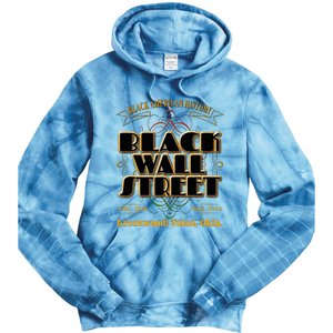 Black Wall Street Greenwood Tulsa Oklahoma History Tie Dye Hoodie