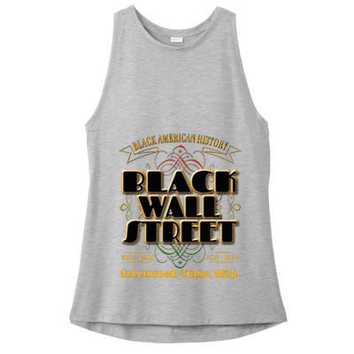 Black Wall Street Greenwood Tulsa Oklahoma History Ladies PosiCharge Tri-Blend Wicking Tank