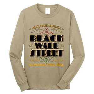 Black Wall Street Greenwood Tulsa Oklahoma History Long Sleeve Shirt