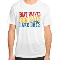 Boat Waves Sun Rays Lake Days Adult ChromaSoft Performance T-Shirt