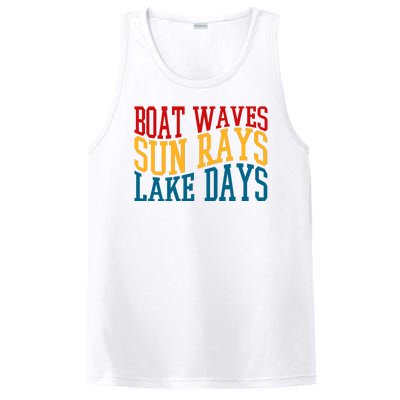 Boat Waves Sun Rays Lake Days PosiCharge Competitor Tank