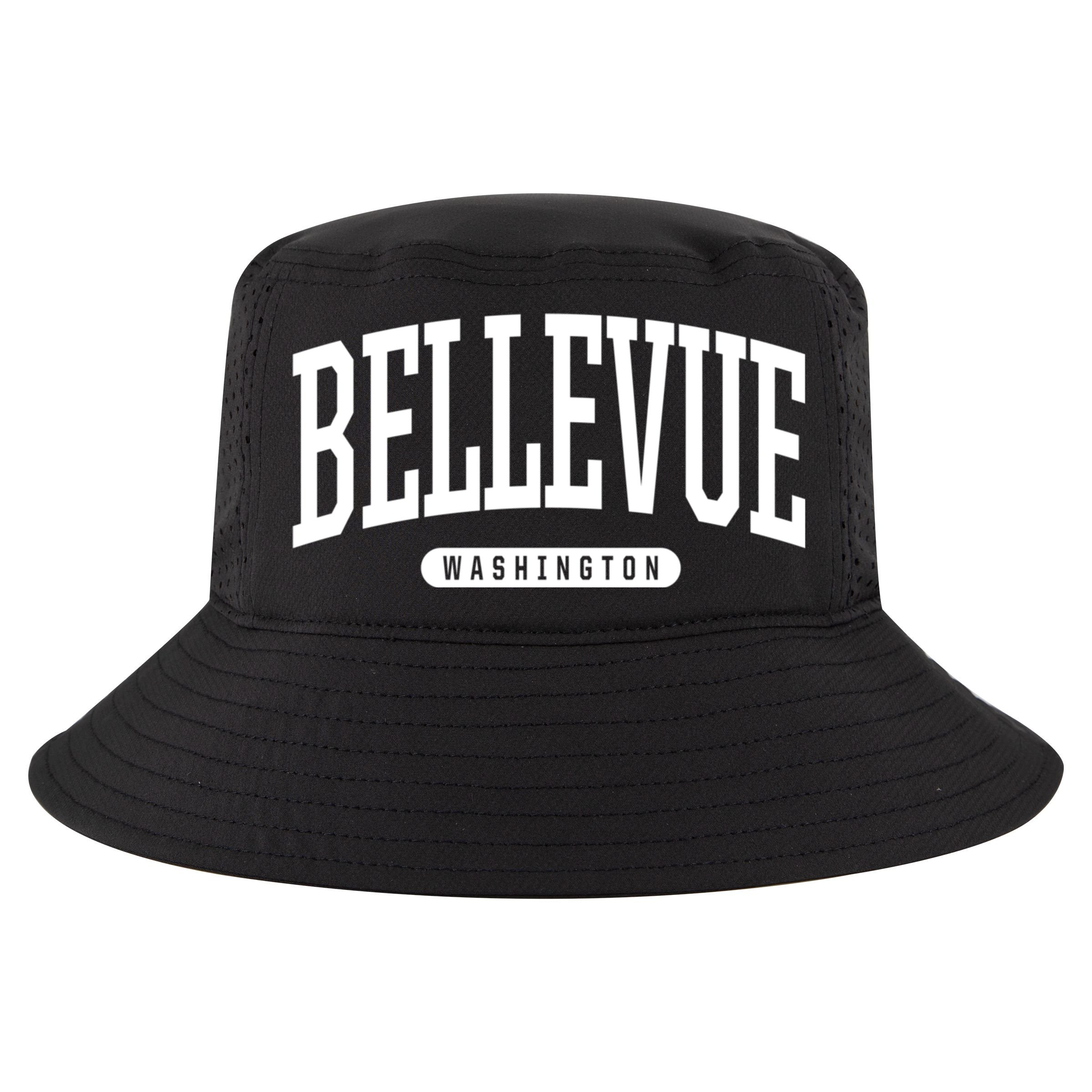 Bellevue Washington Souvenirs College Style Bellevue Washington Souvenir Gift Cool Comfort Performance Bucket Hat