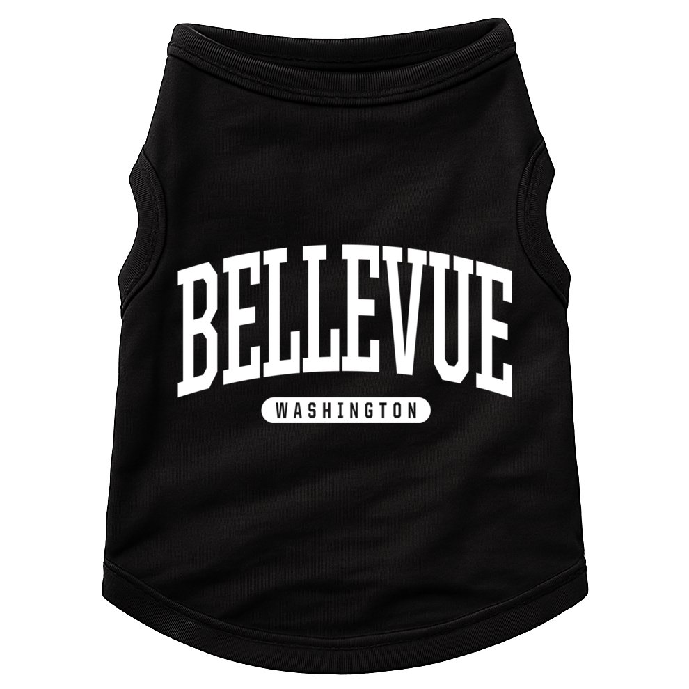 Bellevue Washington Souvenirs College Style Bellevue Washington Souvenir Gift Doggie Tank