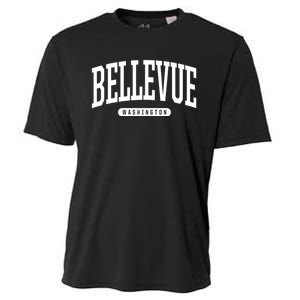 Bellevue Washington Souvenirs College Style Bellevue Washington Souvenir Gift Cooling Performance Crew T-Shirt