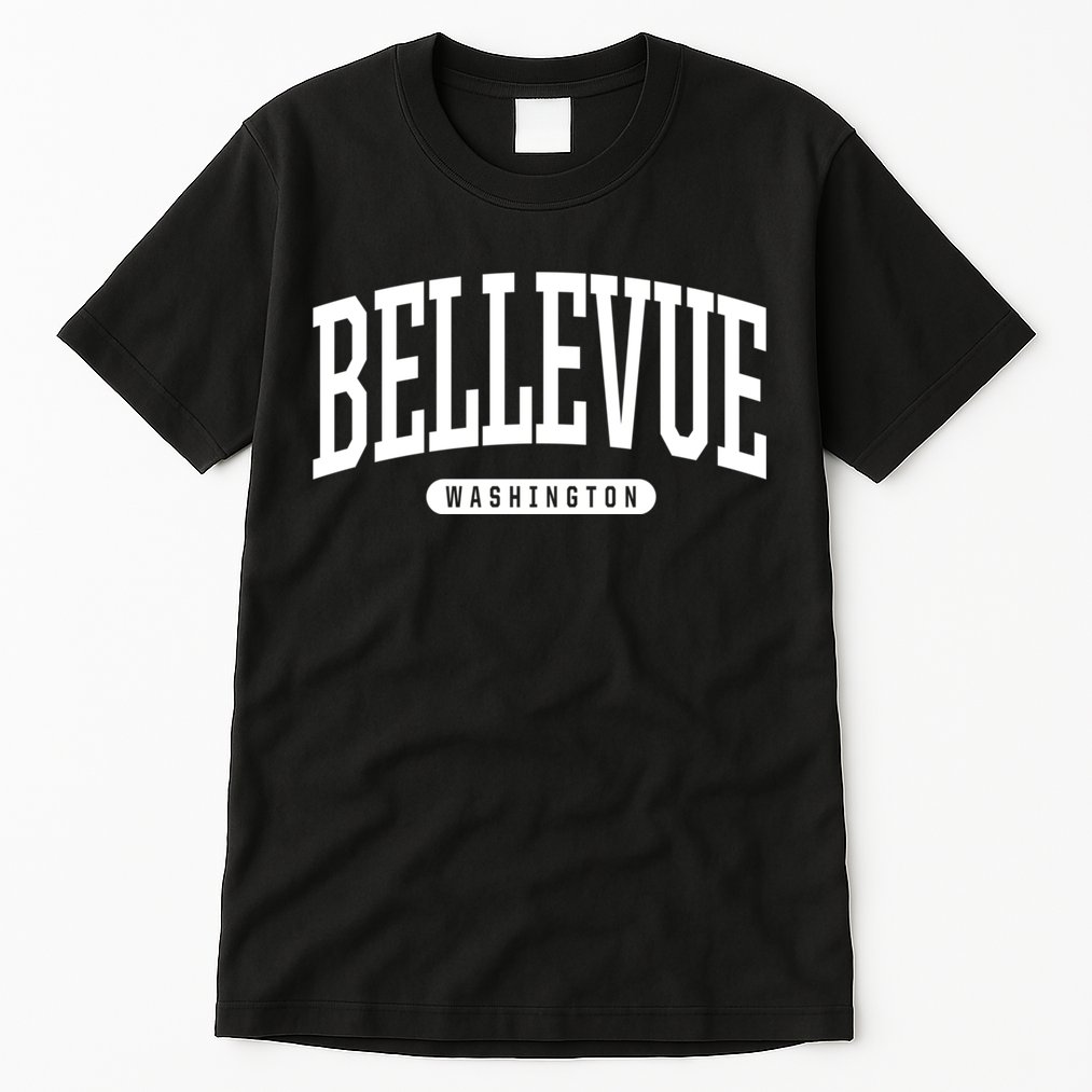 Bellevue Washington Souvenirs College Style Bellevue Washington Souvenir Gift Tall T-Shirt