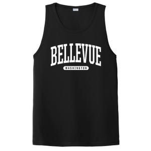 Bellevue Washington Souvenirs College Style Bellevue Washington Souvenir Gift PosiCharge Competitor Tank