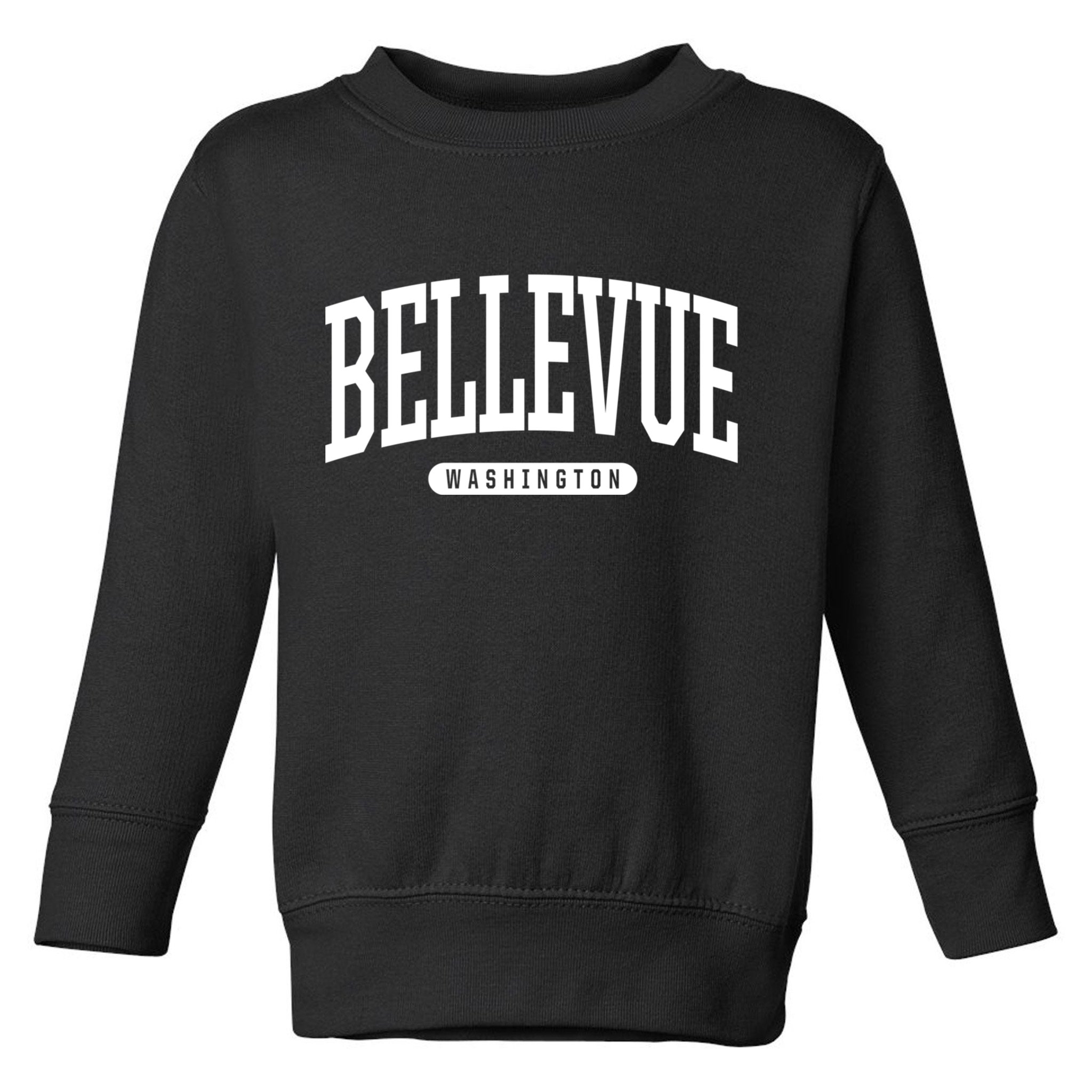 Bellevue Washington Souvenirs College Style Bellevue Washington Souvenir Gift Toddler Sweatshirt