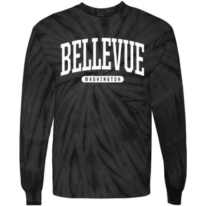 Bellevue Washington Souvenirs College Style Bellevue Washington Souvenir Gift Tie-Dye Long Sleeve Shirt