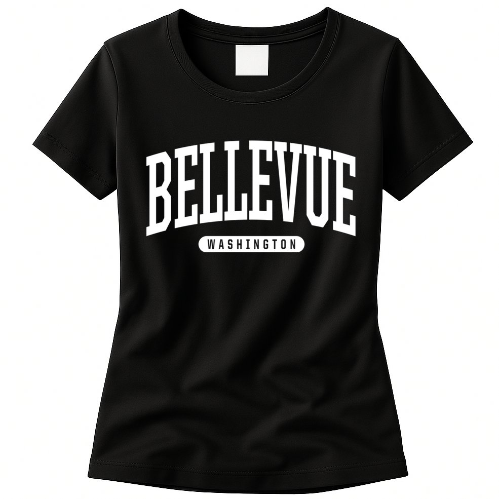 Bellevue Washington Souvenirs College Style Bellevue Washington Souvenir Gift Womens T-Shirt