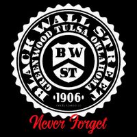Black Wall Street Seal Greenwood Tulsa Oklahoma Never Forget Impact Tech Backpack