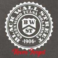Black Wall Street Seal Greenwood Tulsa Oklahoma Never Forget Cotton Canvas Backpack