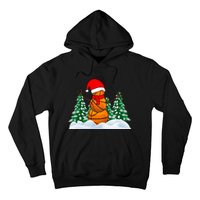 Basketball Winter Snowman Santa Hoodie