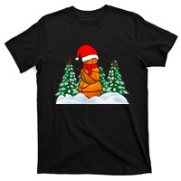 Basketball Winter Snowman Santa T-Shirt