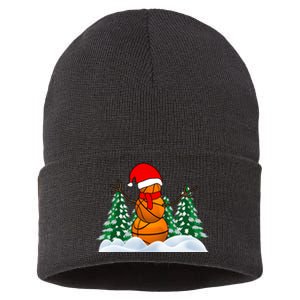 Basketball Winter Snowman Santa Sustainable Knit Beanie