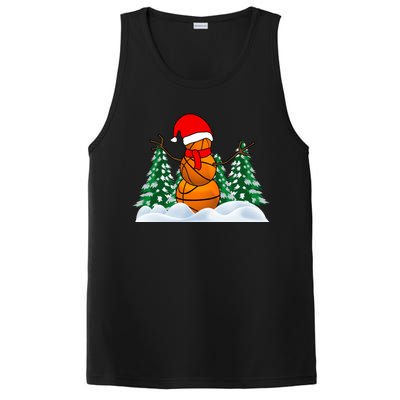 Basketball Winter Snowman Santa PosiCharge Competitor Tank