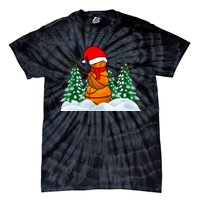 Basketball Winter Snowman Santa Tie-Dye T-Shirt