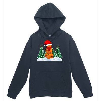 Basketball Winter Snowman Santa Urban Pullover Hoodie