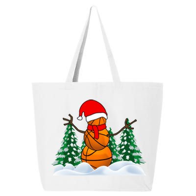 Basketball Winter Snowman Santa 25L Jumbo Tote