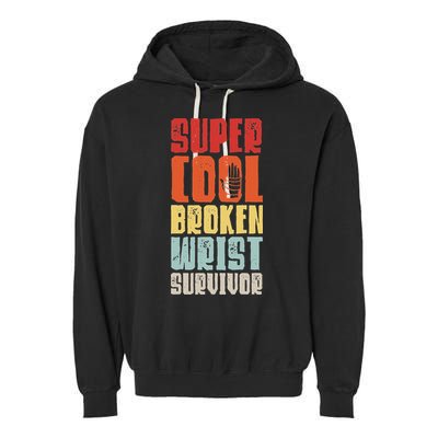 Broken Wrist Survivor Hand Injury Recovery Arm Surgery Gift Garment-Dyed Fleece Hoodie
