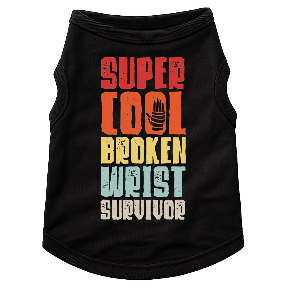 Broken Wrist Survivor Hand Injury Recovery Arm Surgery Gift Doggie Tank