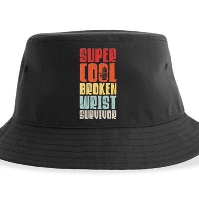 Broken Wrist Survivor Hand Injury Recovery Arm Surgery Gift Sustainable Bucket Hat