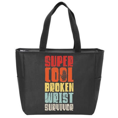 Broken Wrist Survivor Hand Injury Recovery Arm Surgery Gift Zip Tote Bag